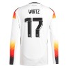 Original Fußballtrikot Deutschland Wirtz 17 Heimtrikot EURO 2024 Langarm Für Herren